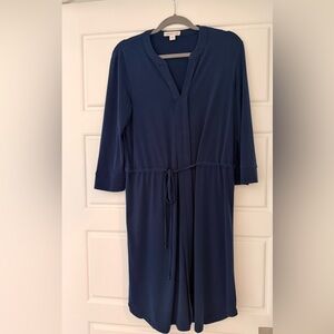 Coldwater Creek Size 10 Navy Blue Dress